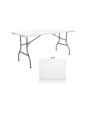 White  Folding Portable Table 5ft Rectangle    1 Ea HO-1292