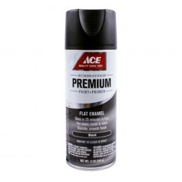 Ace 12oz Gloss Satin White Premium Enamel Spray Paint