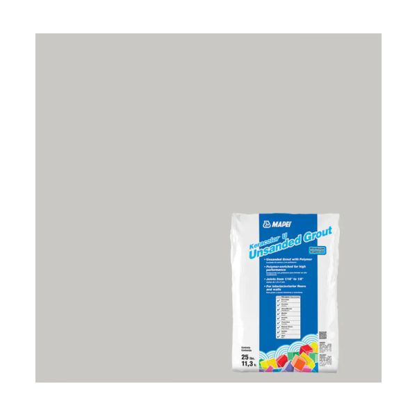 Mapei Keracolor Unsanded Grout 25 Lb Warm Gray 1 Sack 1 Each 5uh509311